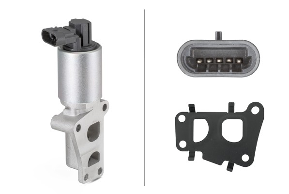 EGR VALFİ ASTRA G-H-ZAFIRA A-MERIVA A-VECTRA C 1.6 16V Z16XEP-Z16XE1 5 PİN-OVAL SOKET