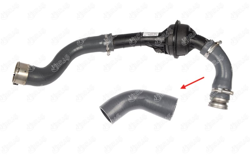 TURBO HORTUMU PLASTİK BORU HARİÇ OK İLE GÖSTERİLEN KÜÇÜK HORTUM DACIA DOKKER 12