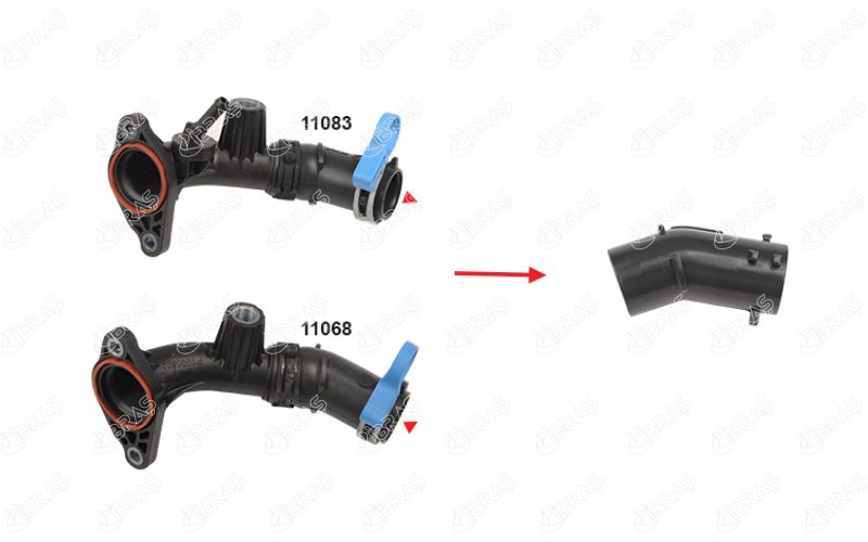 EGR BORUSU KUCUK HORTUM MERCEDES OM608 W177 W247 C118 W415 . MEGANE IV 15 CLIO V 19 EXPRESS 21 DACIA DUSTER II 17 1.5 BLUE DCİ K9K