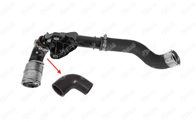 TURBO HORTUMUPLASTİK BORU HARİÇOK İLE GÖSTERİLEN KÜÇÜK HORTUM RENAULT MASTER