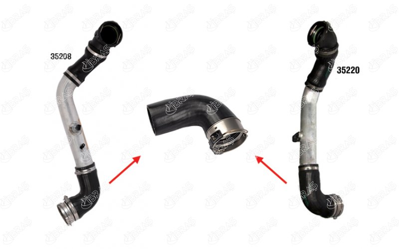 TURBO HORTUMU METAL BORU HARİÇ BMW 5.30 D -5.25 D E60-E61