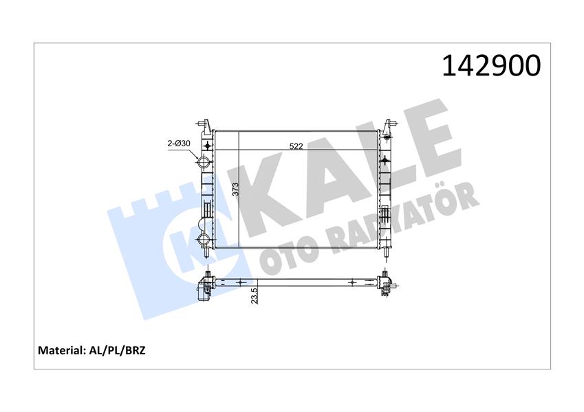 RADYATÖR SIENA MAXI-ALBEA 1.6 AC 1 SIRA ALB SİSTEM
