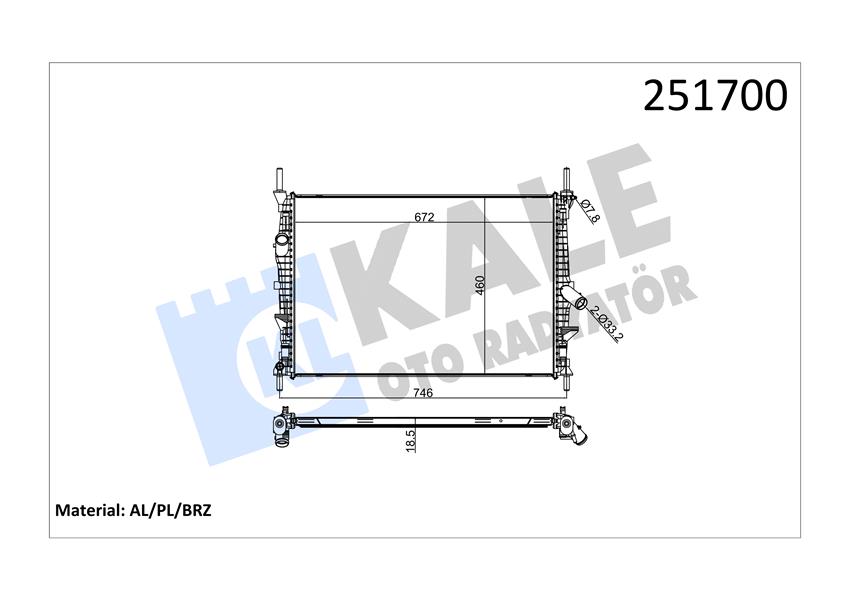 MOTOR SU RADYATORU TRANSIT V347 2.2TDCI 2.4TDCI 06 14