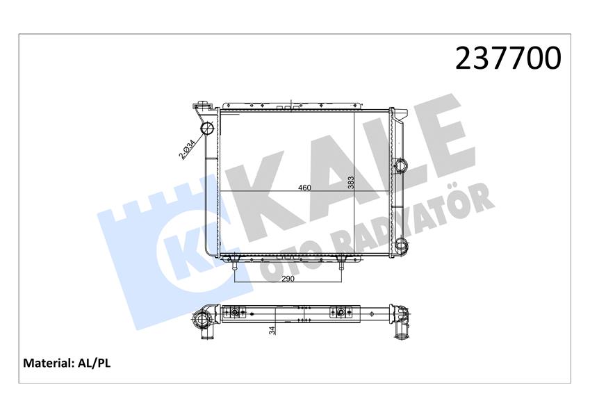 RADYATÖR BORULU R11 FLASH 2 SIRA AL PL SİSTEM