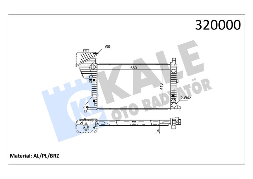 MOTOR SU RADYATORU MERCEDES SPRINTER B901 B904 MANUEL SANZIMAN