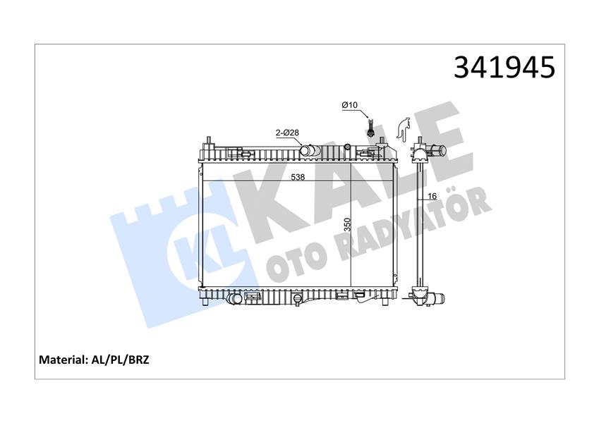 MOTOR SU RADYATORU FIESTA 1.4TDCI 1.6TDCI 1.5TDCI 08 B MAX 1.5TDCI 1.6TDCI 12 TRANSIT COURIER 1.5TDCI 1.6TDCI 14 350 558 18