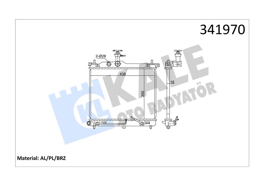 RADYATÖR HYUNDAI İ10 AL-PL-BRZ