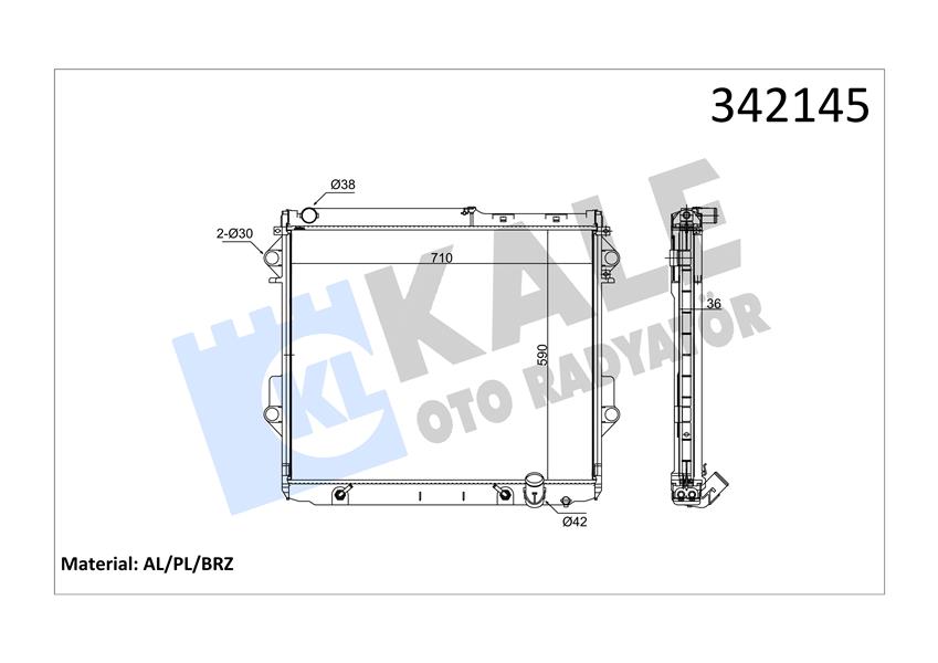 RADYATÖR TOYOTA TOYOTA LAND CRUISER AL-PL-BRZ