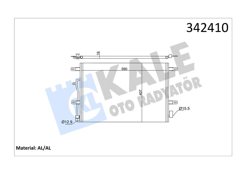 KLİMA KONDENSERİ AUDI AUDI A4 AL-AL