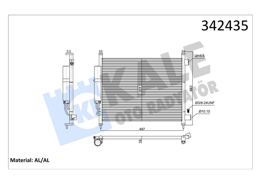 KLİMA KONDENSERİ NISSAN MICRA IV AL-AL