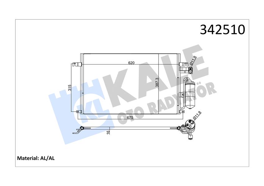 KLİMA KONDENSERİ CHEVROLET EPICA AL-AL