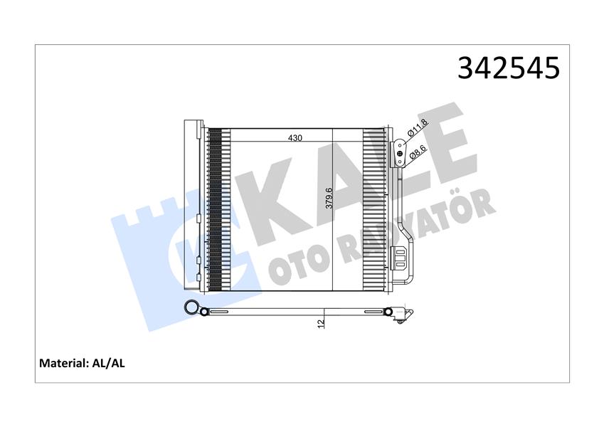 KONDENSER AL-AL SMART FORTWO