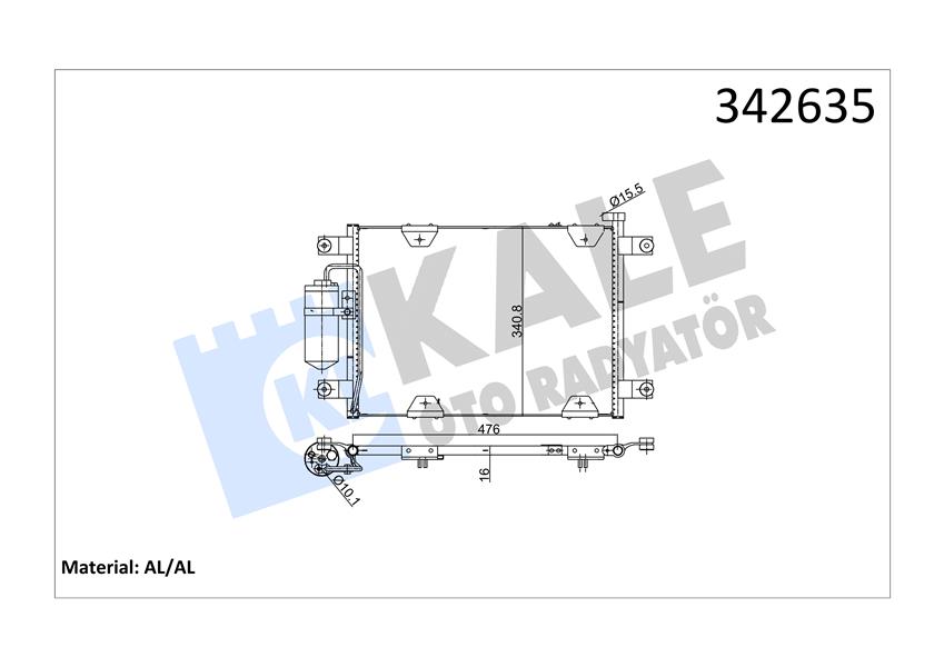KLİMA KONDENSERİ SUZUKI GRAND VITARA I AL-AL