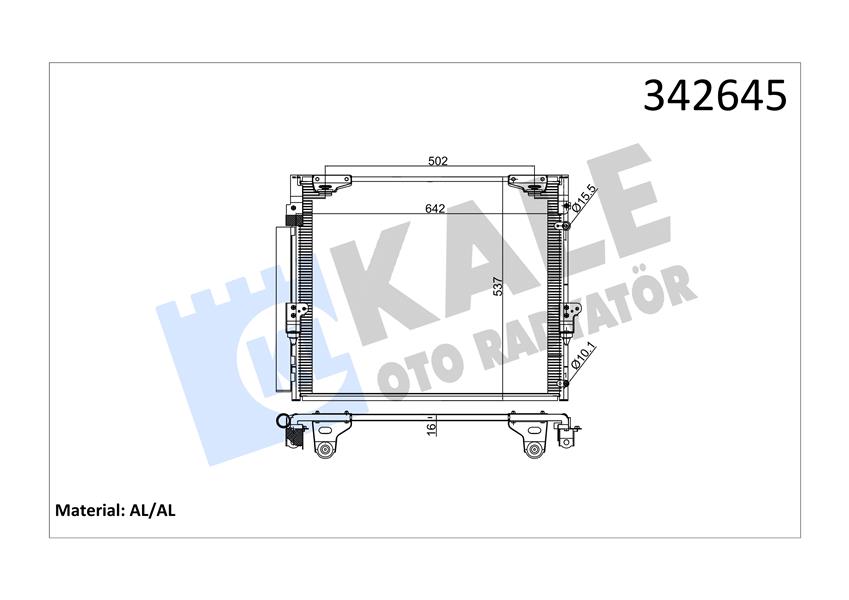 KLİMA KONDENSERİ LAND CRUISER AL-AL