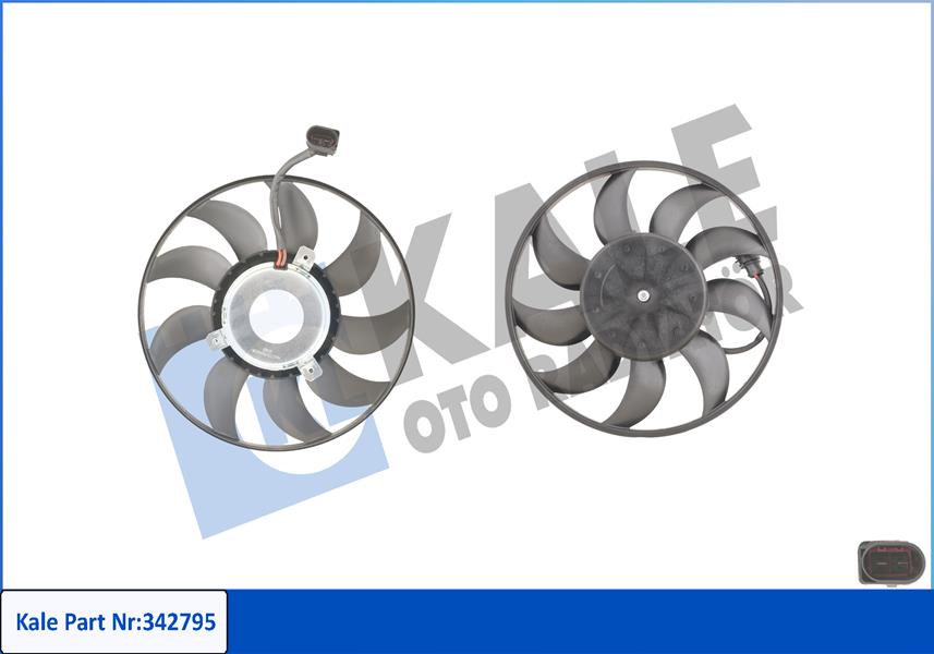 FAN MOTORU DAVLUMBAZLI AUDI A3 200W-296MM