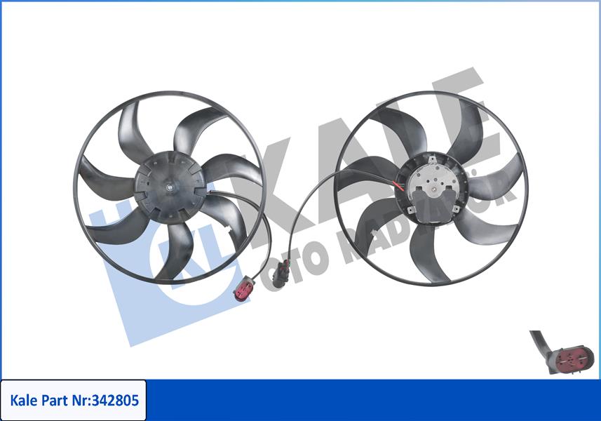 FAN MOTORU PERVANELİ SEAT LEON-SKODA OCTAVIA III-VW GOLF VII 445MM-370W DAVLUMBAZ YOK