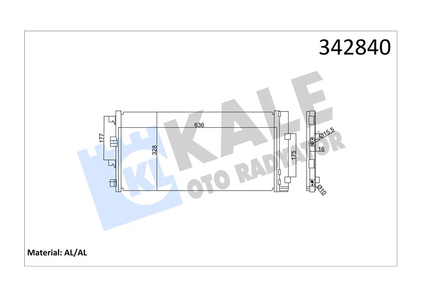 KLİMA KONDENSERİ DACIA DUSTER AL-AL