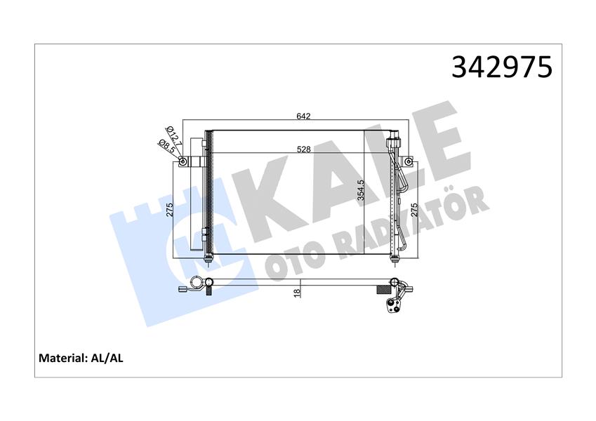 KLİMA KONDENSERİ GETZ AL-AL