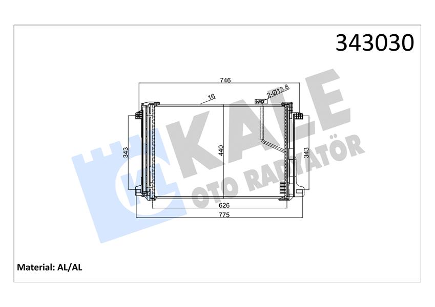 KLIMA RADYATORU MERCEDES W204 S204 C204 C218 W212 A207 C207 X204