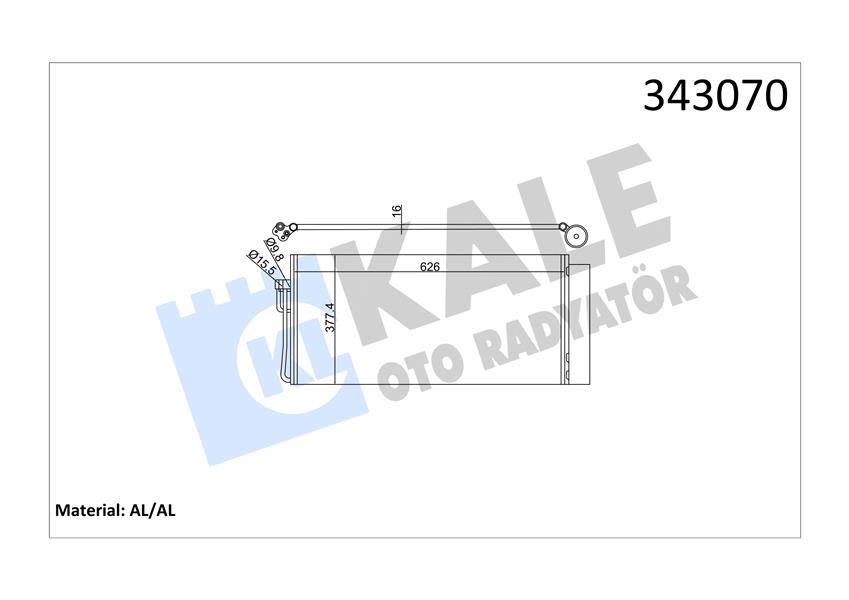 KLIMA RADYATORU BMW E60 E65 M57 N57 N67