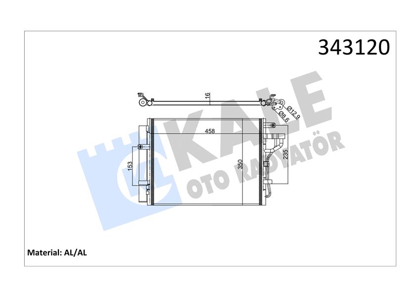 KLİMA KONDENSERİ KIA PICANTO AL-AL