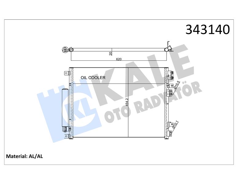 KLİMA KONDENSERİ CHRYSLER 300C-TOURİNG AL-AL