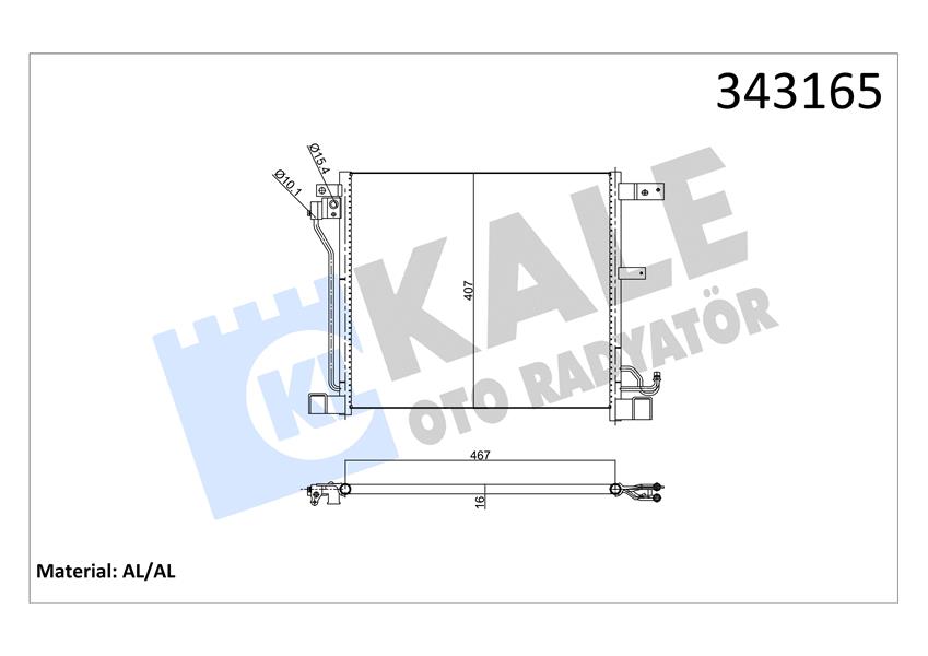 KLİMA KONDENSERİ NISSAN JUKE AL-AL