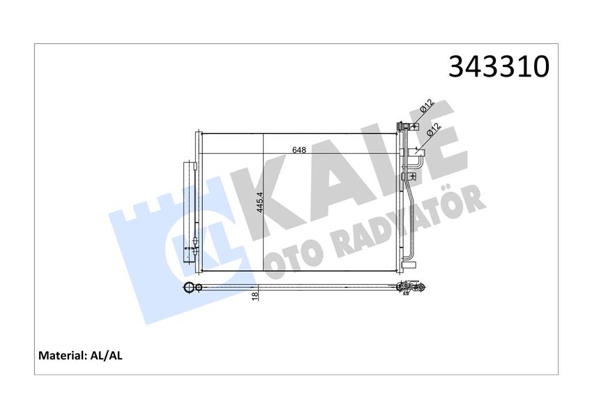 KLİMA KONDENSERİ OPEL ANTARA-CHEVROLET CAPTIVA AL-AL