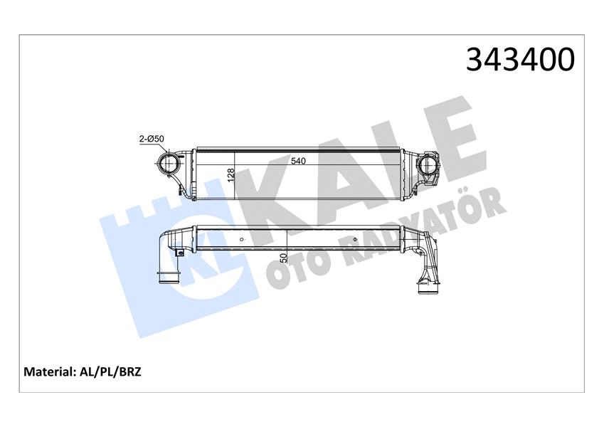 TURBO RADYATORU BMW E46 M47 M57 99 03