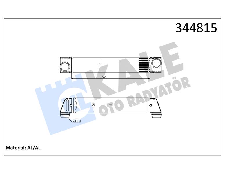 TURBO RADYATORU BMW N52 M57 E60 E61