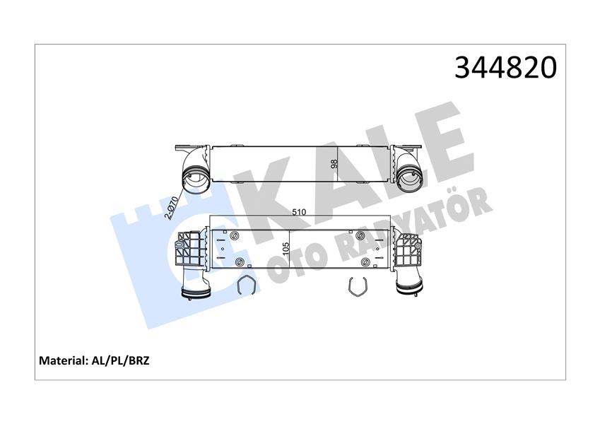 TURBO RADYATORU BMW N47N E90 E92 E93 E84