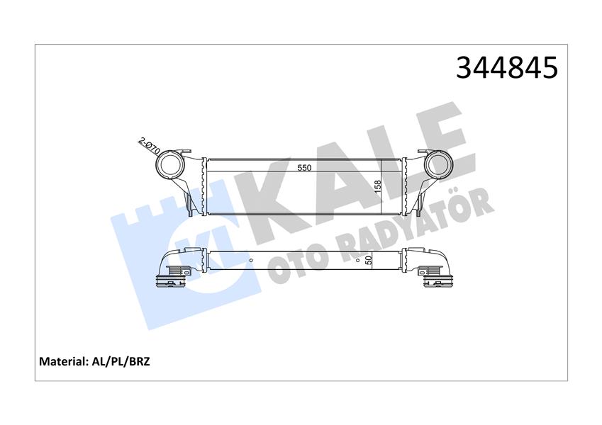 TURBO RADYATORU BMW M57N X5 E53 03 06