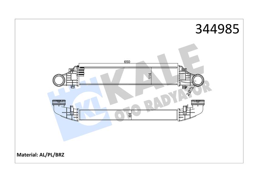 TURBOSARJ RADYATORU MERCEDES E-CLASS W211 S211