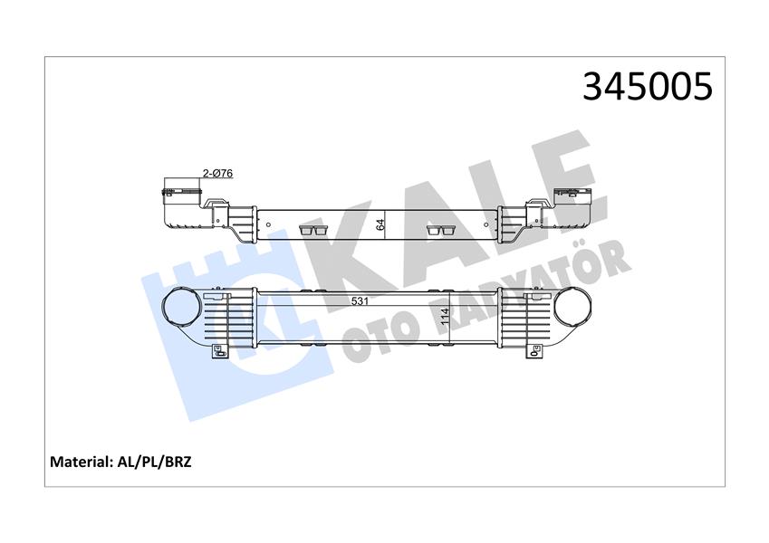 TURBOSARJ RADYATORU MERCEDES S-CLASS W220 99 05