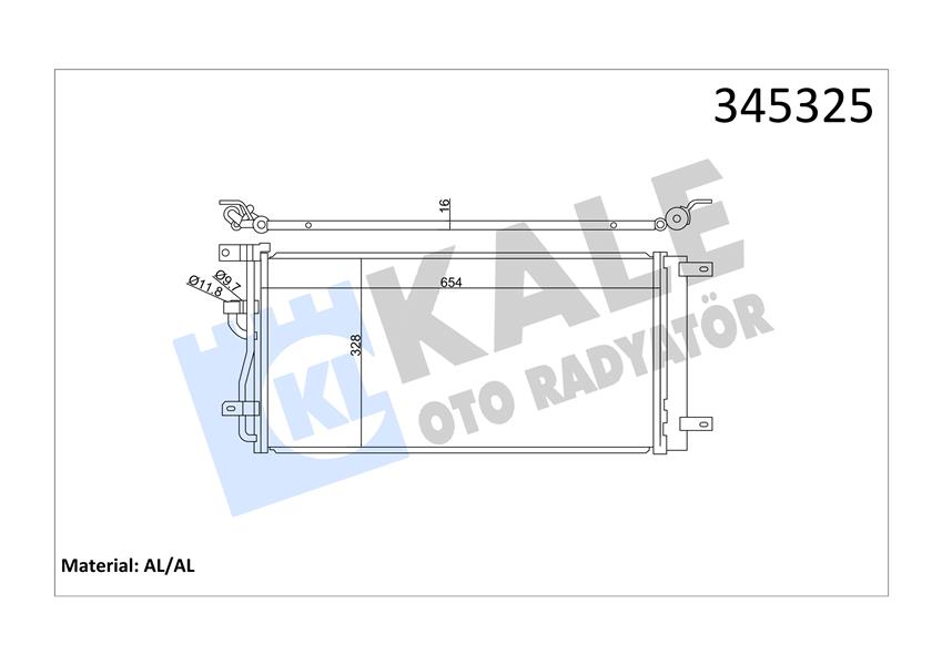 KLİMA RADYATÖRÜ KONDENSER CAPTIVA-ANTARA 2.0/2.2 CDTI 06-