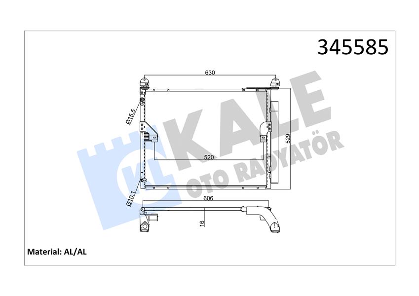 KONDENSER AL/AL LAND CRUISER