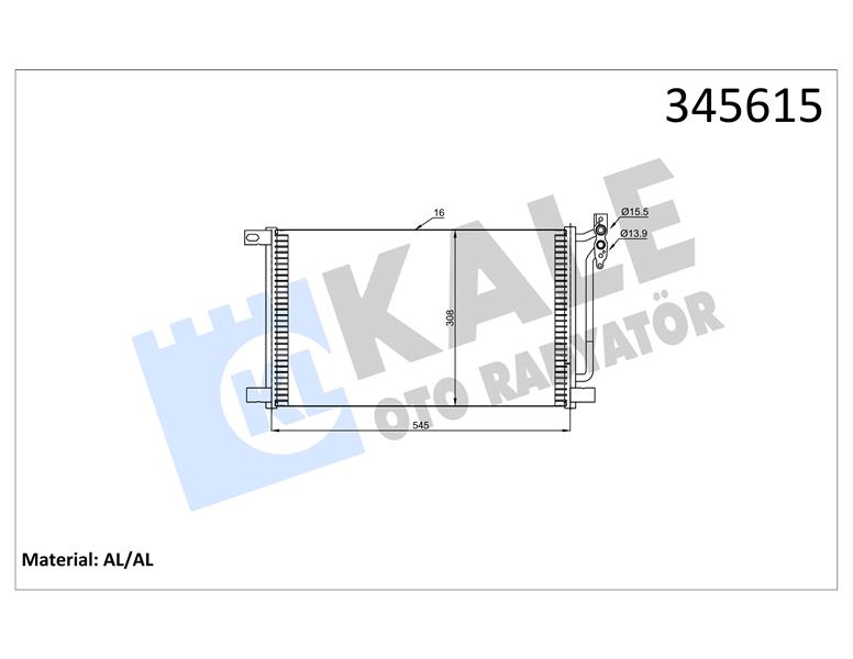 KLIMA RADYATORU BMW M47 N M57 N E46 E83