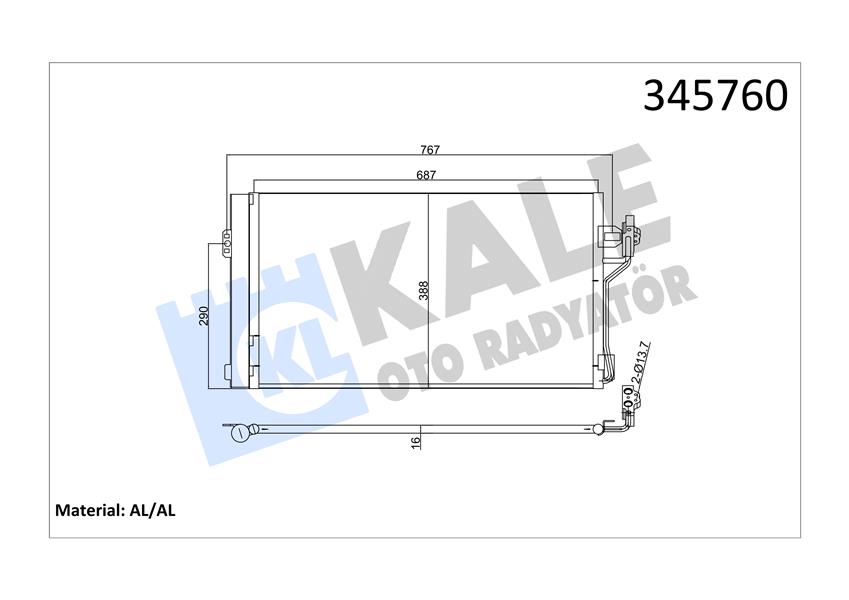 KLIMA RADYATORU MERCEDES VITO W639 03