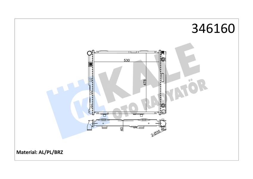 MOTOR SU RADYATORU MERCEDES W124 S124 KLIMALI