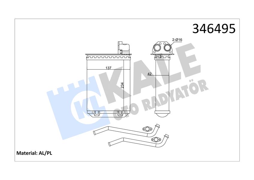 KALORİFER RADYATÖRÜ 205 89-94 309 89-93 234X138