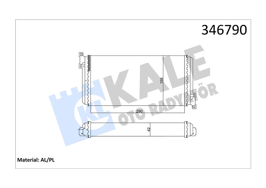 KALORIFER RADYATORU MERCEDES W201 90 93