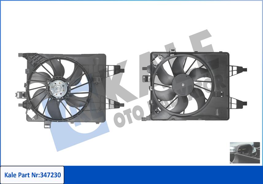 FAN MOTORU DAVLUMBAZLI MGN I 97-99 MGN II 1.4-1.6-2.0-1.5DCİ-1.9DCİ-SCENICII 1.6-1.5DCİ