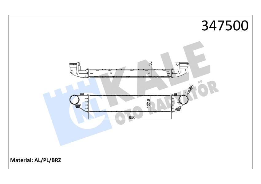 TURBOSARJ RADYATORU MERCEDES W203 CL203 S203 C209 A209 R171