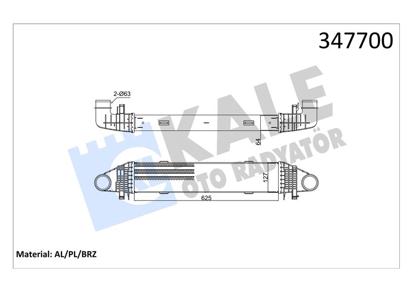 TURBOSARJ RADYATORU MERCEDES W204 S204 W212