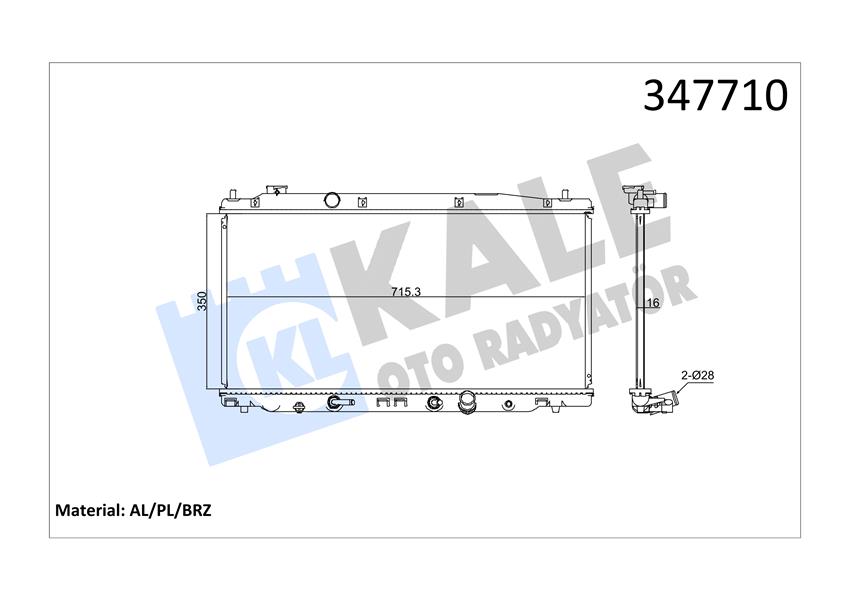 RADYATÖR AL/PL/BRZ CITY AT