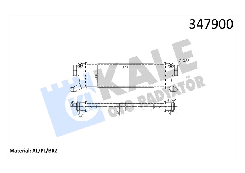 TURBOSARJ RADYATORU MERCEDES A-CLASS W168 01 04 VANEO 414 02 05