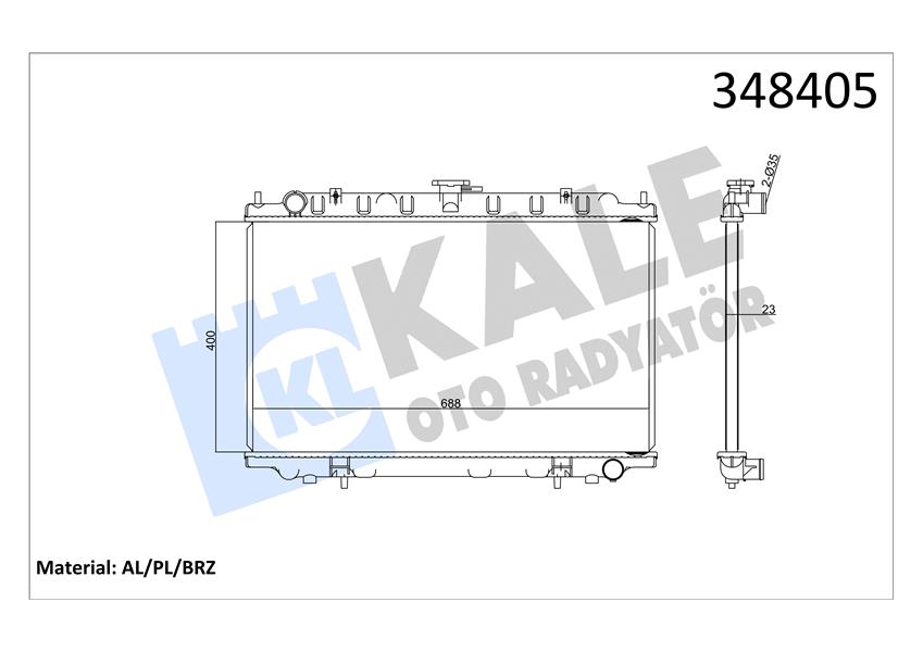 RADYATÖR AL/PL/BRZ CEFIRO II-MAXIMA QX IV MT