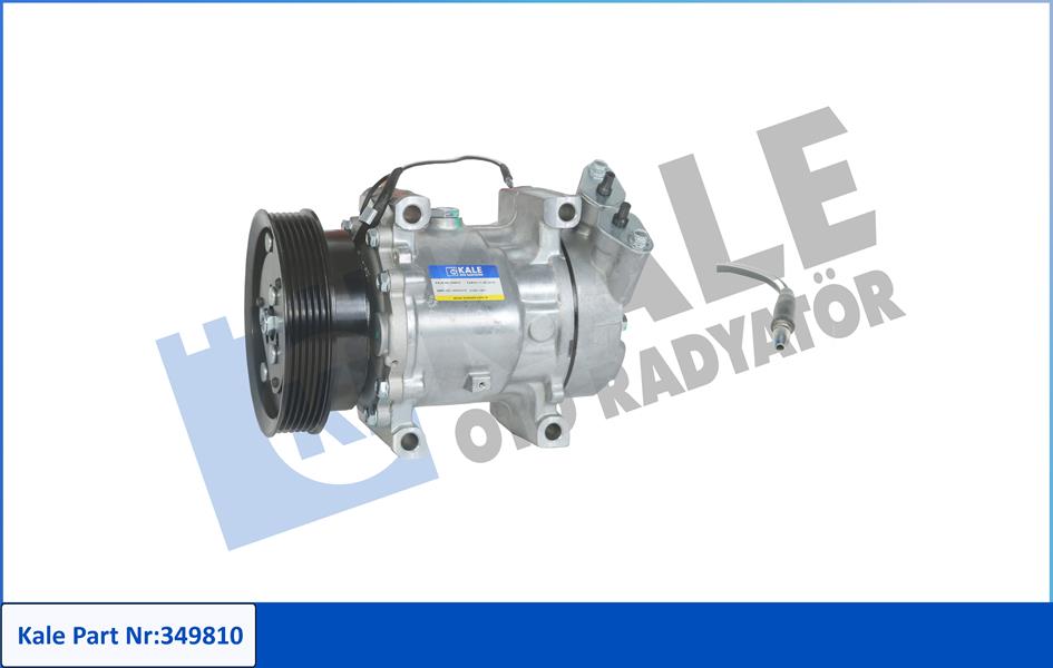 KLİMA KOMPRESÖRÜ CLIO I II SYMBOL 1.4-1.6 16V-1.5 DCI 01 KNG 1.4-1.6 16V-1.5 DCI 97 125MM 6 KANAL