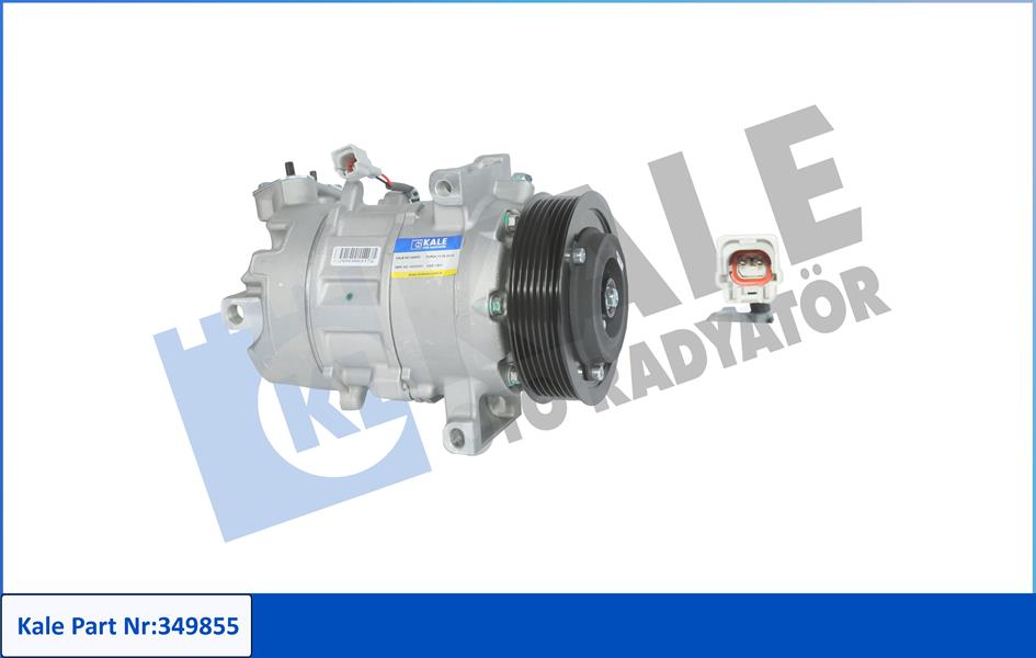 KLIMA KOMPRESORU MERCEDES VITO W447 14 . RENAULT MEGANE III 09 SCENIC III 09 1.4TCE 2.0DCİ 09 12V 7KANAL 115MM