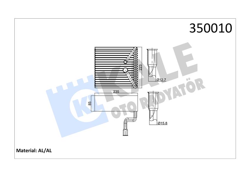 EVAPORATOR COUGAR-MONDEO